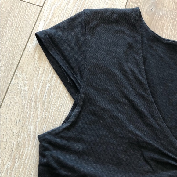 Toad & Co Rosemarie Cap Sleeve Sundress in Black&Dark Grey Size S OrganicCotton - Picture 9 of 10